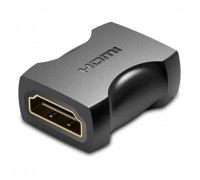 Перехідник HDMI F to HDMI F black Vention (AIRB0)