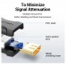 Перехідник HDMI F to HDMI F black Vention (AIRB0)
