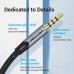 Кабель мультимедійний 3.5mm M to 3.5mm M 1.0m (4pin) gray Vention (BAQHF)