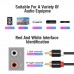 Кабель мультимедійний 2xRCA M to 2xRCA M 1.0m black Vention (VAB-R06-B100)