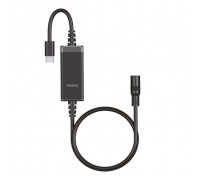 Кабель живлення USB-C to DC 100W universal black techno (UC-100W)