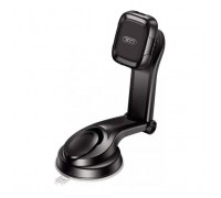Універсальний автотримач XO C106 Dashboard suction cup adjustable magnetic Phone holder Black (6920680830343)
