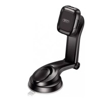 Універсальний автотримач XO C106 Dashboard suction cup adjustable magnetic Phone holder Black (6920680830343)