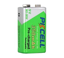 Акумулятор Крона 350mAh 9V Ni-MH NiMH Rechargeable Battery, 1 шт/бл PkCell (PC/6LR61/350-1B)