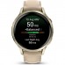 Смарт-годинник Garmin Venu 4 (41mm), Beige w/ Lunar Gold + Leather, GPS смарт-годинник (010-03013-03)