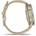 Смарт-годинник Garmin Venu 4 (41mm), Beige w/ Lunar Gold + Leather, GPS смарт-годинник (010-03013-03)