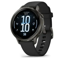 Смарт-годинник Garmin Venu 4 (41mm), Black w/ Slate + Black, GPS смарт-годинник (010-03013-02)