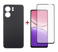 Чохол до мобільного телефона Dengos Oppo A5x Carbon+glass Black (DG-KM-175)