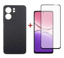 Чохол до мобільного телефона Dengos Oppo A5x Carbon+glass Black (DG-KM-175)