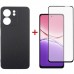 Чохол до мобільного телефона Dengos Oppo A5x Carbon+glass Black (DG-KM-175)