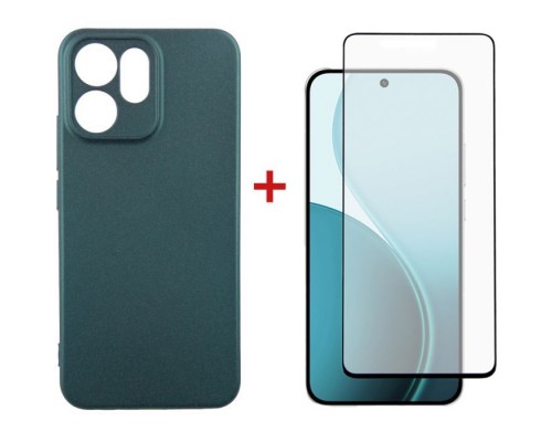 Чохол до мобільного телефона Dengos Oppo Reno14 F/FS 5G Soft+glass Green (DG-KM-182)