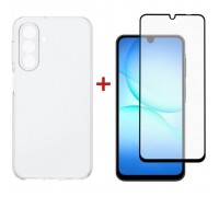 Чохол до мобільного телефона Dengos Samsung Galaxy A17 TPU+glass Transparent (DG-KM-171)