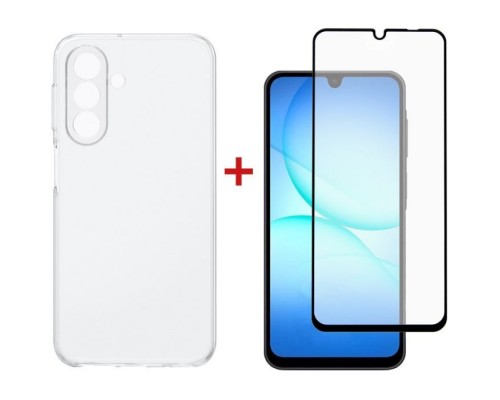 Чохол до мобільного телефона Dengos Samsung Galaxy A17 TPU+glass Transparent (DG-KM-171)