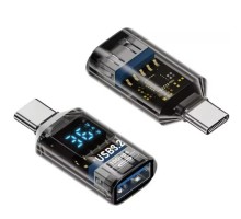 Перехідник OTG USB 3.2 AF to USB-C M 10Gbps QC 36W with display XoKo (AC-322UTC)