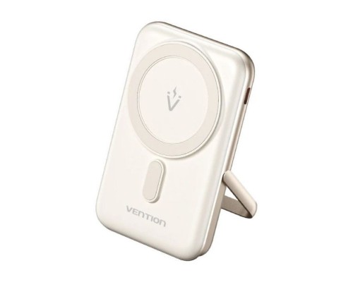 Батарея універсальна Vention Magnetic Wireless 10000mAh 20W PD USB-C In/Out, QI-15W White (FHNW0)