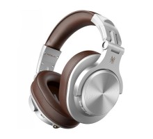 Навушники OneOdio Fusion A70 Bluetooth+3,5мм/6,35мм Silver/Brown (A70 Silver Brown)