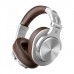 Навушники OneOdio Fusion A70 Bluetooth+3,5мм/6,35мм Silver/Brown (A70 Silver Brown)