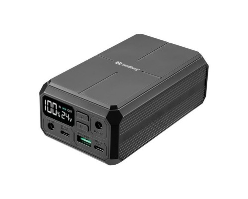 Батарея універсальна Sandberg 27000mAh Laptop DC12-24v 84W, PD/100W, QC/3.0, QI/10W, PowerThrough (421-13)