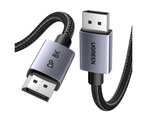 Кабель мультимедійний DisplayPort M to DisplayPort M 3.0m V1.4 8K60Hz black Ugreen (25906)