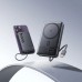 Батарея універсальна HOCO 10000 mAh Origen Dual PD/20W Magnetic with cable Type-C Metal Gray (Q44 / 714983)