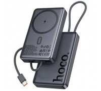 Батарея універсальна HOCO 10000 mAh Origen Dual PD/20W Magnetic with cable Type-C Metal Gray (Q44 / 714983)