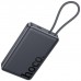 Батарея універсальна HOCO 10000 mAh Origen Dual PD/20W Magnetic with cable Type-C Metal Gray (Q44 / 714983)
