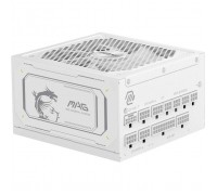 Блок живлення MSI 1000W (MAG A1000GL PCIE5 WHITE)