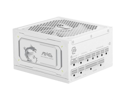 Блок живлення MSI 1000W (MAG A1000GL PCIE5 WHITE)