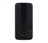 Батарея універсальна AWEI 10000mAh P20K, 12W, Black (6954284009744)