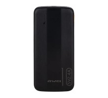 Батарея універсальна AWEI 10000mAh P20K, 12W, Black (6954284009744)