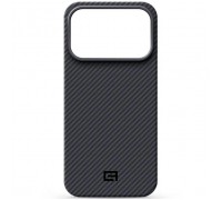 Чохол до мобільного телефона Armorstandart BlackIcon Aramid Twill MagCase Apple iPhone 17 Pro Black (ARM90149)