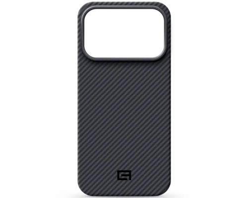 Чохол до мобільного телефона Armorstandart BlackIcon Aramid Twill MagCase Apple iPhone 17 Pro Black (ARM90149)