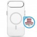 Чохол до мобільного телефона Armorstandart Unit MagCase Apple iPhone 17 Air Clear Silver + Pink Button Set (ARM90584)