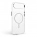 Чохол до мобільного телефона Armorstandart Unit MagCase Apple iPhone 17 Air Clear Silver + Pink Button Set (ARM90584)