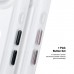 Чохол до мобільного телефона Armorstandart Unit MagCase Apple iPhone 17 Air Clear Silver + Pink Button Set (ARM90584)
