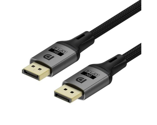 Кабель мультимедійний DisplayPort M to DisplayPort M 1.5m V1.4 8K black ColorWay (CW-CBDP093-BK)