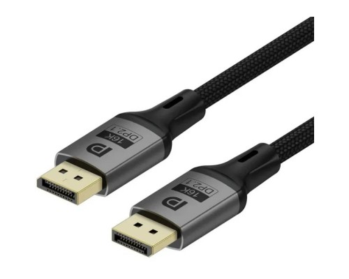 Кабель мультимедійний DisplayPort M to DisplayPort M 1.5m V2.1 16K black ColorWay (CW-CBDP091-BK)