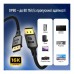 Кабель мультимедійний DisplayPort M to DisplayPort M 1.5m V2.1 16K black ColorWay (CW-CBDP091-BK)
