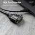 Кабель для передачі даних USB 2.0 AM to COM 1.8m DB9 RS232 FT232RNL black Digitus (DA-70172)