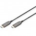 Кабель мультимедійний HDMI M to HDMI M 15m 8K AOC hybrid-fiber black Digitus (AK-330126-150-S)