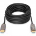 Кабель мультимедійний HDMI M to HDMI M 15m 8K AOC hybrid-fiber black Digitus (AK-330126-150-S)