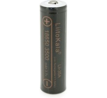 Акумулятор 18650 3500mah (3300-3500mah), 3.7V(2.75-4.2V), Black Liitokala (Lii-35A-JT)