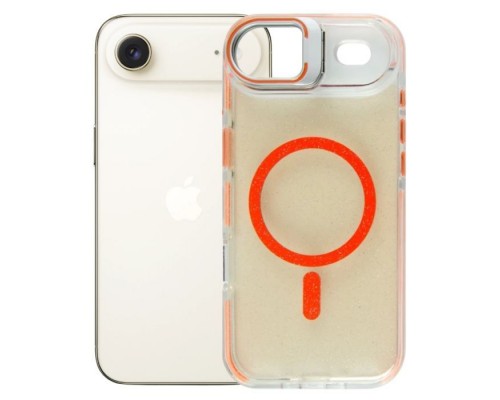 Чохол до мобільного телефона BeCover FIBRA Star Shine MagSafe Apple iPhone 17 Air Orange (715422)
