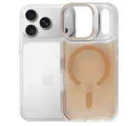 Чохол до мобільного телефона BeCover FIBRA Star Shine MagSafe Apple iPhone 17 Pro Desert Gold (715426)
