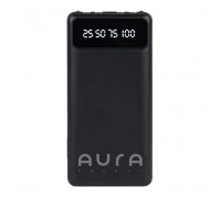 Батарея універсальна AURA NRG10 10000 mAh Black (PBANRG10B)