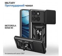 Чохол до мобільного телефона BeCover Military Motorola Edge 60 Black (715518)