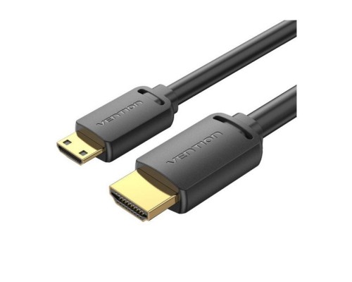 Кабель мультимедійний HDMI M to HDMI mini M 2.0m V2.0 4K60Hz 18Gbps HDR Dolby Vention (AGHBH)