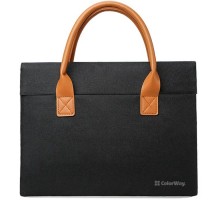 Сумка для ноутбука ColorWay Stylish 15.6" Black (CW-LBS156-BK)