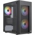 Корпус для ПК AeroCool Hexform-G-BK-v2 Black 600W (ACCX-PV38004.11)