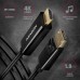 Кабель мультимедійний HDMI M to DisplayPort M 1.8m 4K30Hz black AXAGON (RVD-HI14C2)